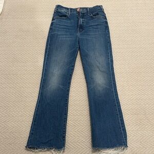MOTHER Dark Blue Flare Jeans